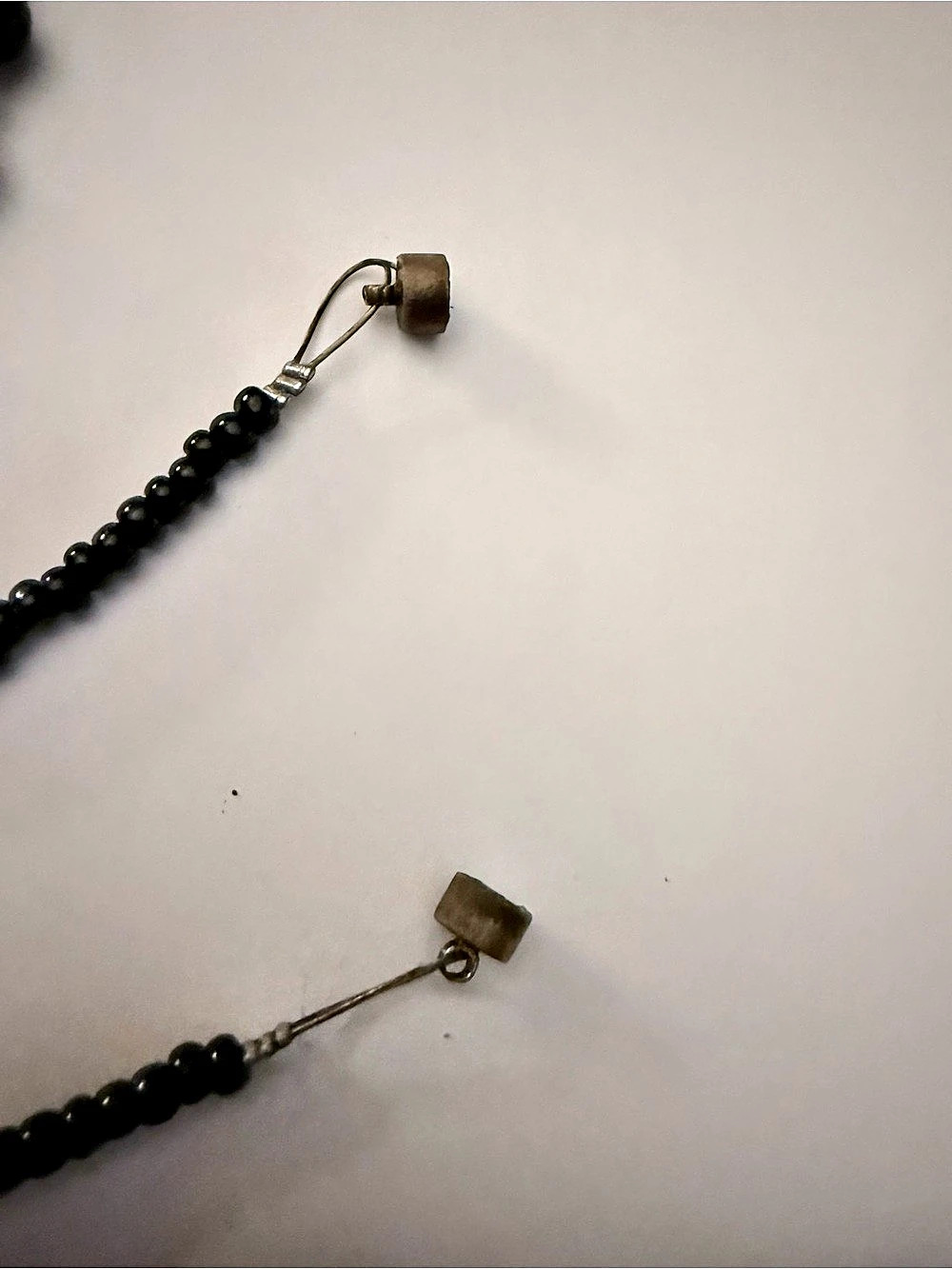 Tiger Eye Beaded Lanyard in Silver, Black & Brown - Picture 8 of 9